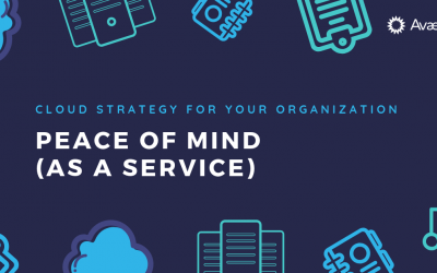 Cloud Strategy for Your Organization: Peace of Mind (as a Service)