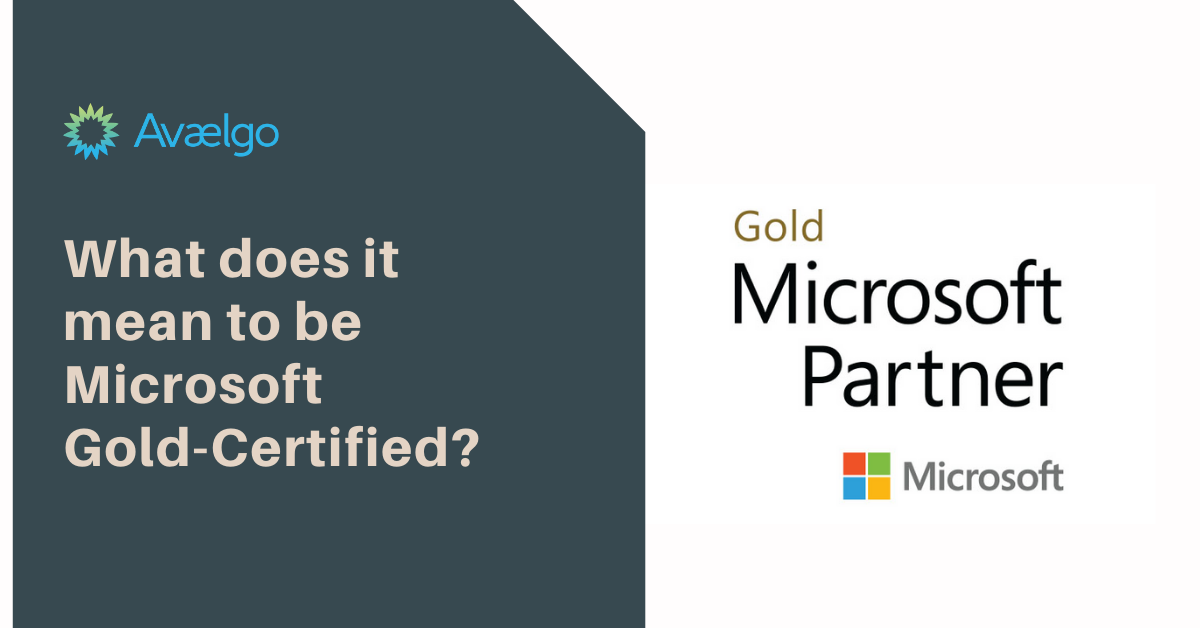 Avaelgo Gold Microsoft Partner